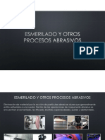 Esmerilado y Procesos Abrasivos