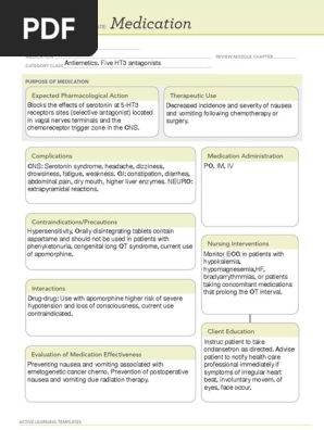 Ondansetron Medication