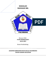 Makalah Massage BBL Created by Putri Ramdayanti