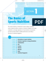 The Basics of Sports Nutrition: Section