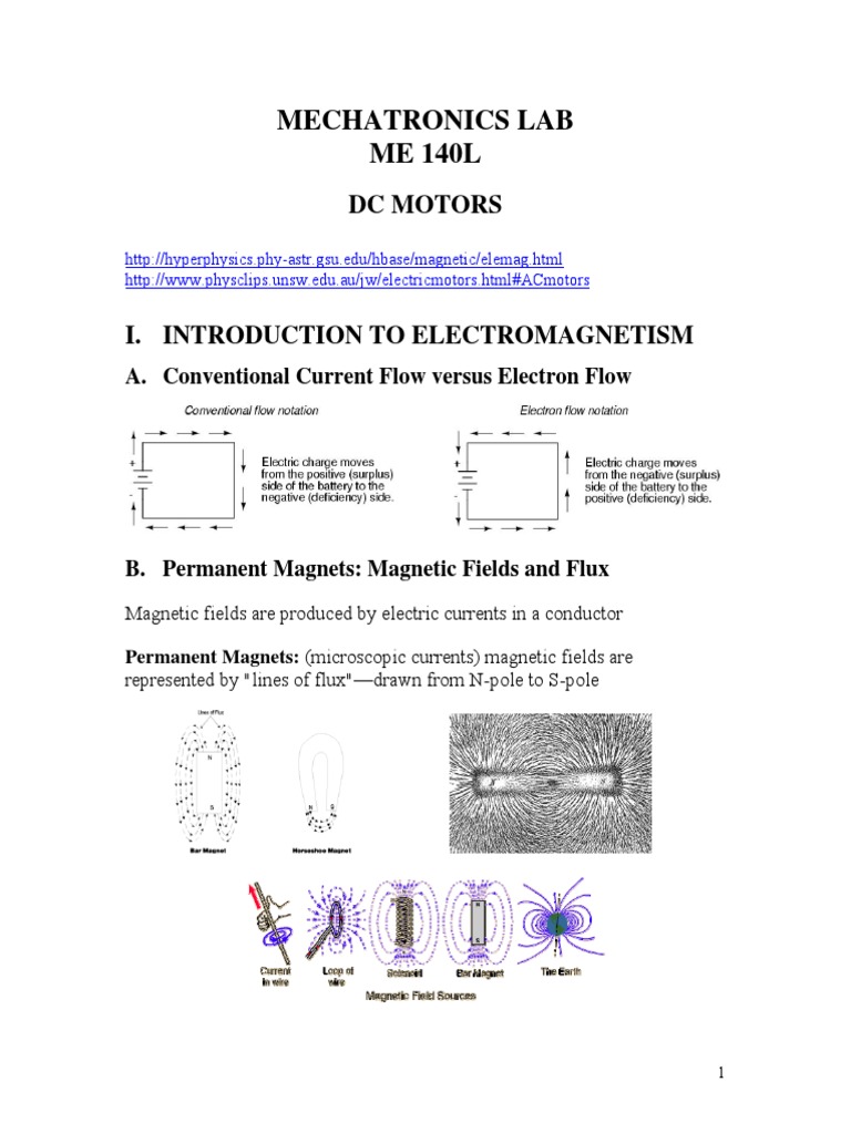 Understanding DC Motors in Mechatronics | PDF | Electric Motor ...
