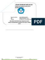 Format Daftar Nilai Harian Kurtilas Kelas IV