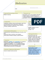 Medication: Expected Pharmacological Action Therapeutic Use