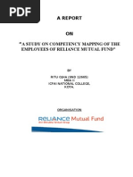 Download A STUDY ON COMPETENCY MAPPING OF THE EMPLOYEES OF RELIANCE MUTUAL FUND by nishamanghani1900 SN50077661 doc pdf
