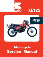 Kawasaki KE125A5-9 '78-'82 Service Manual.