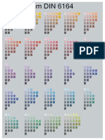 Munsell Vs DIN6164 Charts