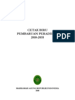 Cetak Biru Pembaruan Peradilan 2010-2035