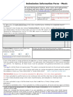 Submission Information Form Music Secure