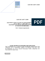 Saudi Standard SASO IEC 61557-1/2010