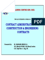 238812847 Contract Administration for Construction Engineering Contracts 1