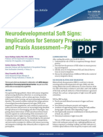 CE Article October 2019 Neurodevelopmental Soft Signs Part 2