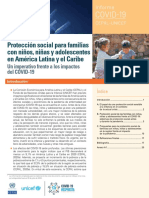 CEPAL - Protección Social Familias NNA ALC Covid (2020)