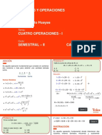 Números Y Operaciones: Curso