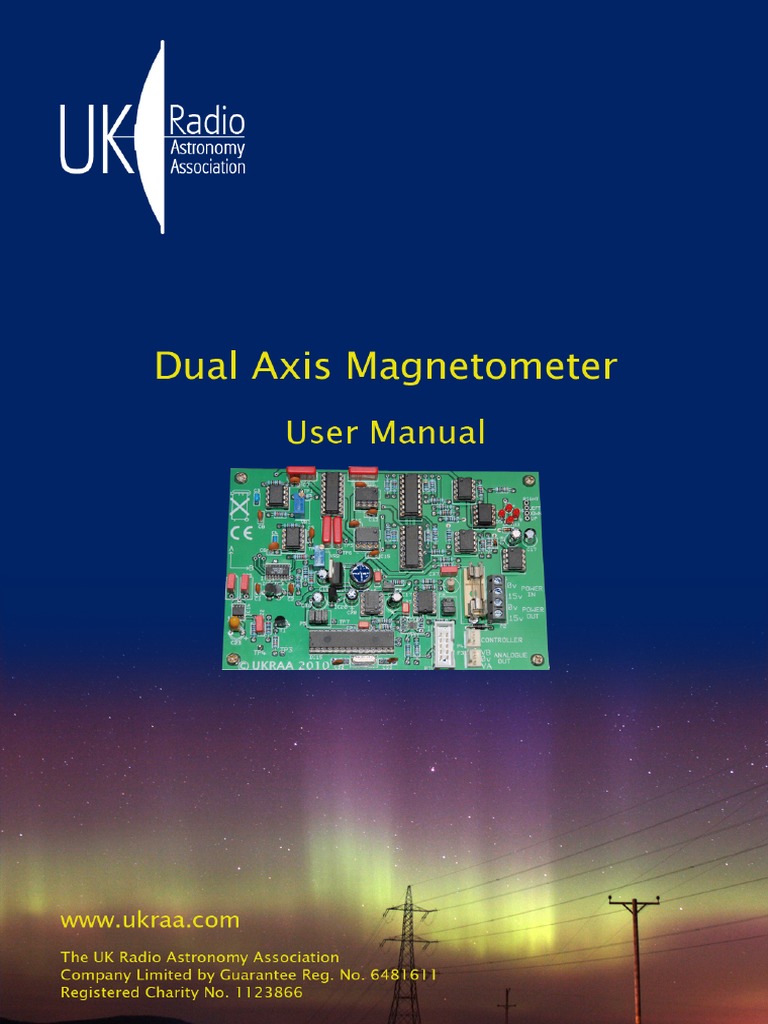Magnetometer Manual ISSUE 1 | PDF | Magnetosphere | Magnetometer