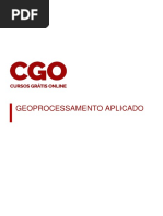 GEOPROCESSAMENTO APLICADO