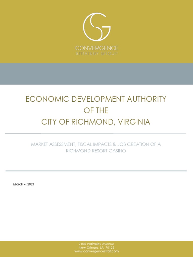 Final Report - Resort Casino Market Assessment, Fiscal Impacts & Job ...