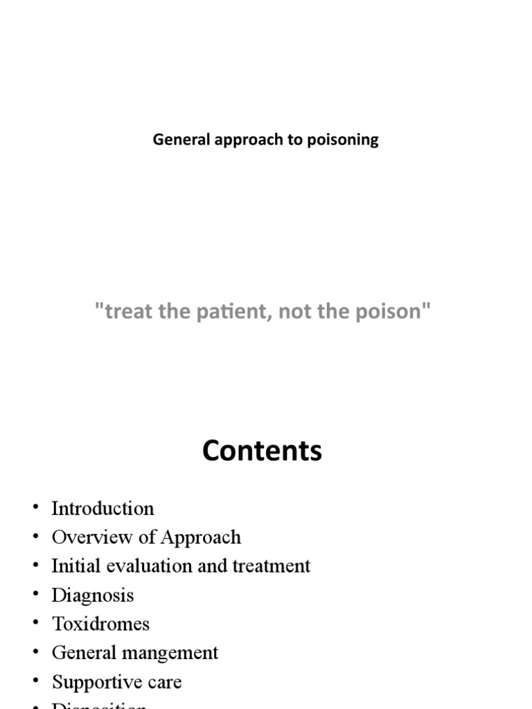 Comprehensive Poisoning Management Guide | PDF | Hemodialysis | Dialysis