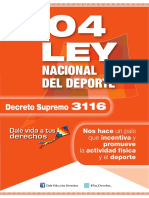 LEY 804 Ley Del Deporte Nacional