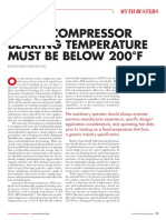 Compressor Myth - Bearing Temperature Must Be Below 200F