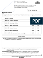 Sistema Nacional de Ingreso A La Educación Universitaria 2016