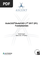 Autocad /autocad LT 2017 (R1) Fundamentals: by Ascent For Review Only and Reuse Strictly Forbidden