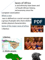 Races of Africa