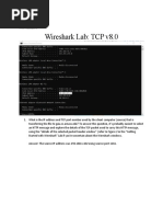 Wireshark Lab: TCP v8.0