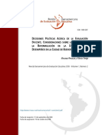 Artículo de Revista - Decisiones Políticas Acerca de La Evaluación Docente - Perazza & Terigi