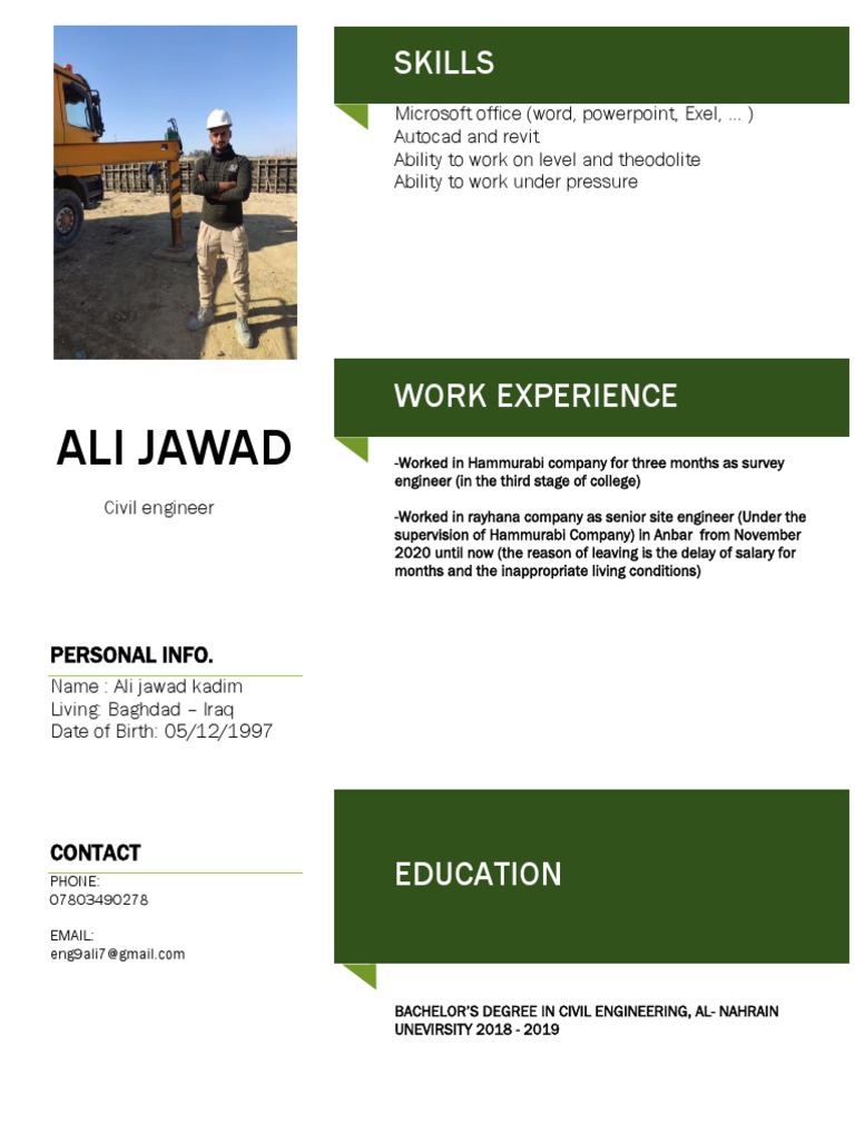 Ali Jawad | PDF | Computers | Technology & Engineering