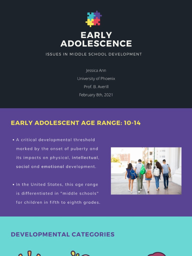 Adolescent Development Presentation | PDF | Social Science | Self ...