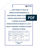 IT00147-08 PROCEDIMIENTOS DE EJECUCION TANQUES 7D-4 y 32T-2 ESTACION 7 PETROPERU-AA