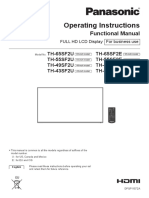 Operating Instructions: Functional Manual