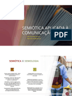 Semiótica Aplicada à Comunicação - Semiologia222
