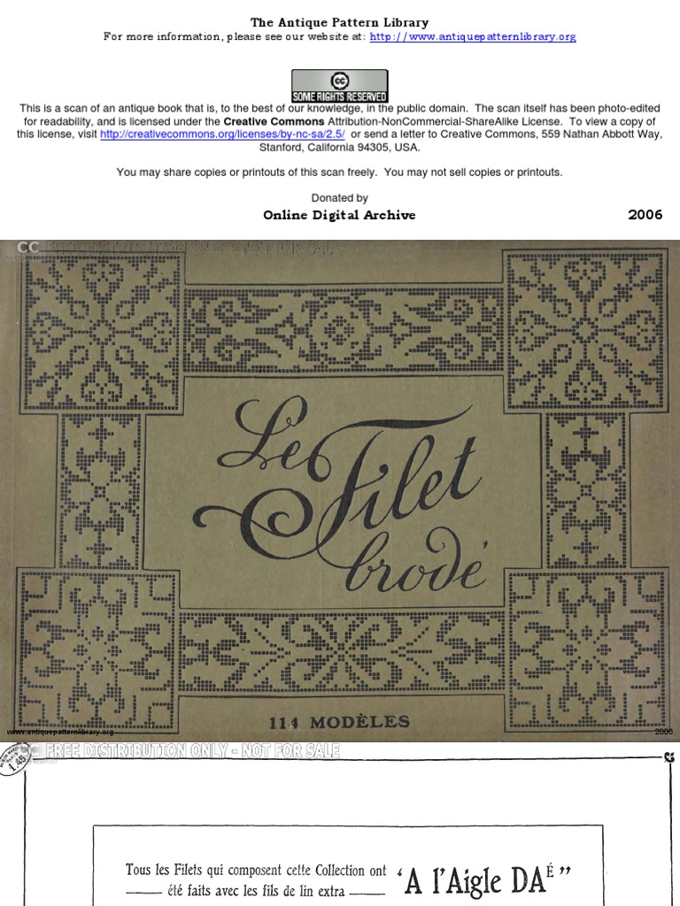 Antique Pattern Library Scan Access | PDF