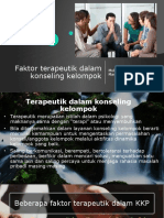 Faktor Terapeutik Dalam Konseling Kelompok