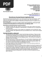 Discretionary Housing Payment Application Form: WWW - Northtyneside.gov - Uk