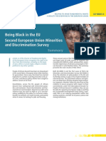 Being Black in The EU Second European Union Minorities and Discrimination Survey