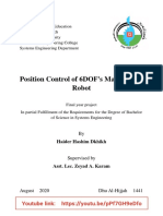 Position Control of 6DOF's Manipulator Robot by Haider Hashim