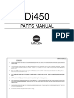 Parts Manual Di450