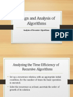 Design and Analysis of Algorithms