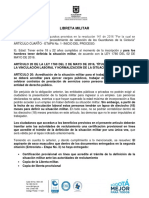 Comunicado Libreta Militar