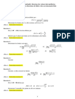 Exercices Corriges Limites Continuite Derivabilite