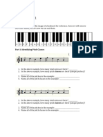 Music Theory Worksheet Identifying Pitch Classes