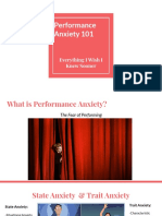 Performance Anxiety Masterclass