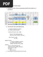 Back Savers Production Problem