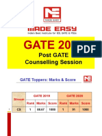 Post GATE Counselling Session