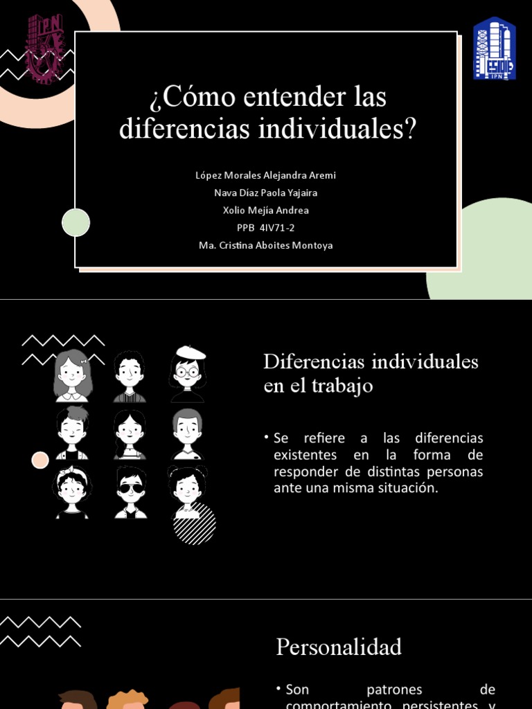 Cómo Entender Las Diferencias Individuales | PDF | Sensación | Intuición