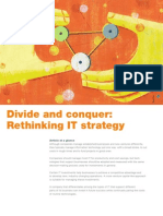 Divide and Conquer: Rethinking IT Strategy