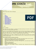 BHDSM Black Hawk Down Server Manager Documentation
