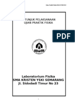 Ujian Praktek Fisika 2011 SMA YSKI